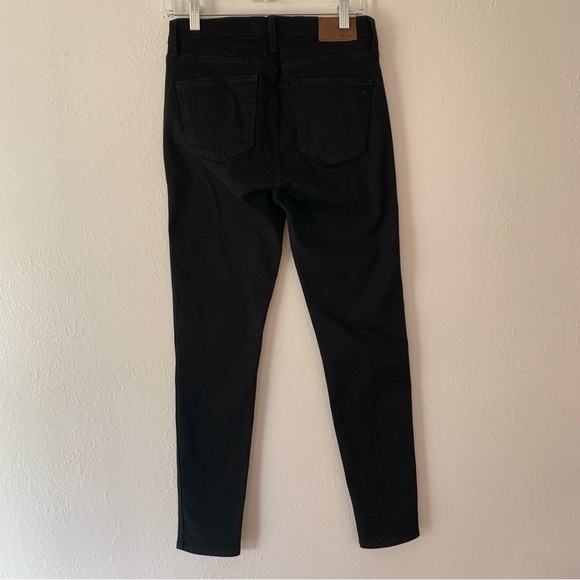 Madewell Black 10” High Rise Skinny Jeans Size 28 - Picture 2 of 7